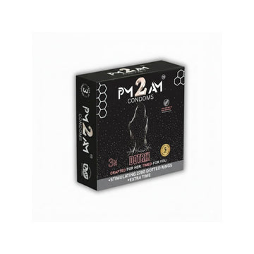 PM 2 AM Dotrix Non Flavoured Condoms