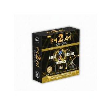 PM 2 AM LONG LASTING INTIMACY BANANA FLAVOURED CONDOMS