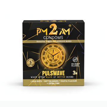PM 2 AM Pulsewave Condoms