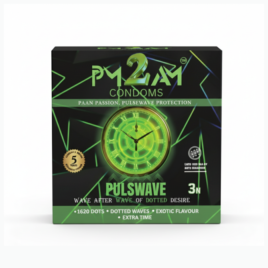 PM 2 AM Pulsewave Condoms
