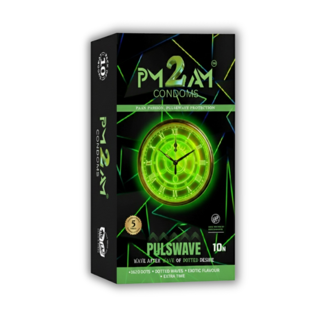 PM 2 AM Pulsewave Condoms