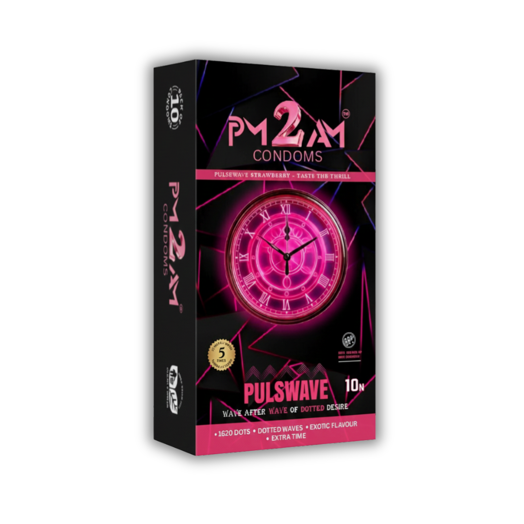 PM 2 AM Pulsewave Condoms
