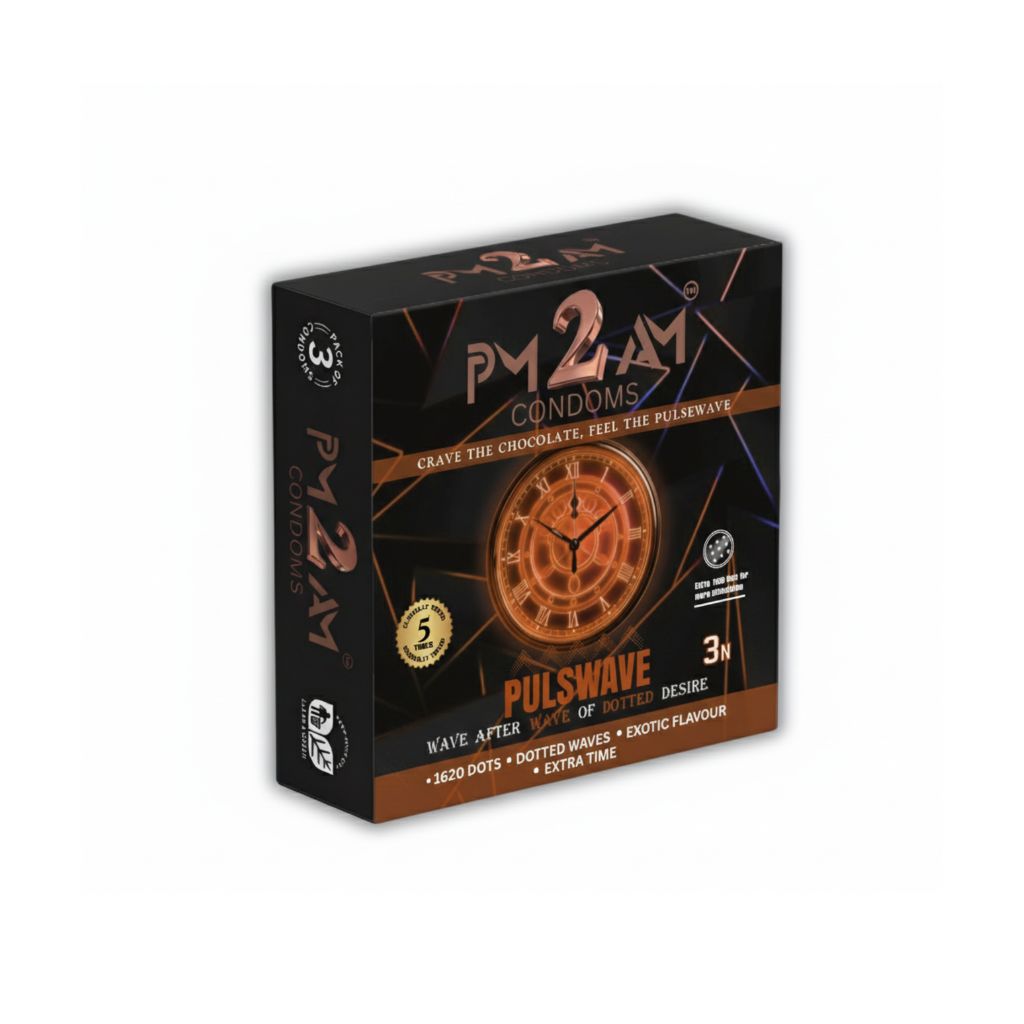 PM 2 AM PULSWAVE CHOCOLATE FLAVOURED CONDOMS