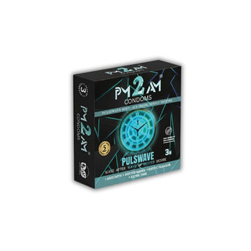 PM 2 AM PULSWAVE MINT FLAVOURED CONDOMS