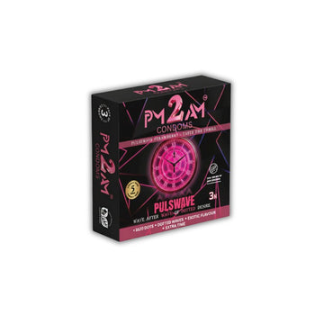 PM 2 AM Pulswave Strawberry Flavoured Condoms