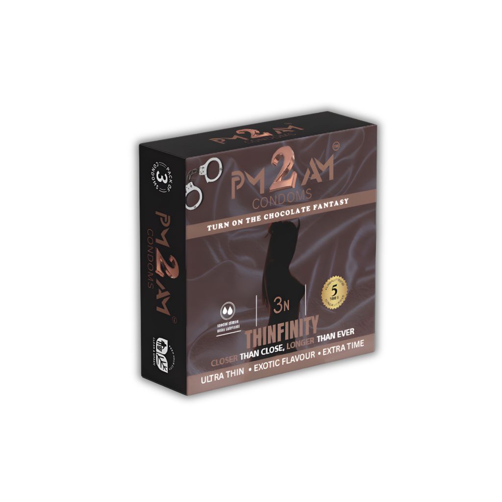 PM 2 AM THINFINITY CHOCOLATE FLAVOURED CONDOMS