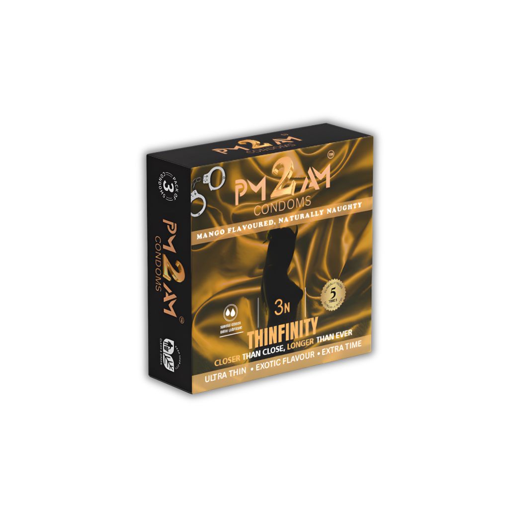 PM 2 AM THINFINITY MANGO FLAVOURED CONDOMS