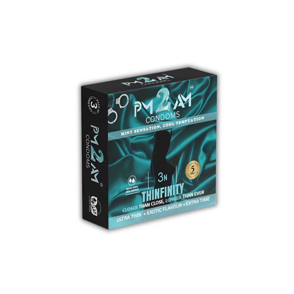 PM 2 AM THINFINITY MINT FLAVOURED CONDOMS