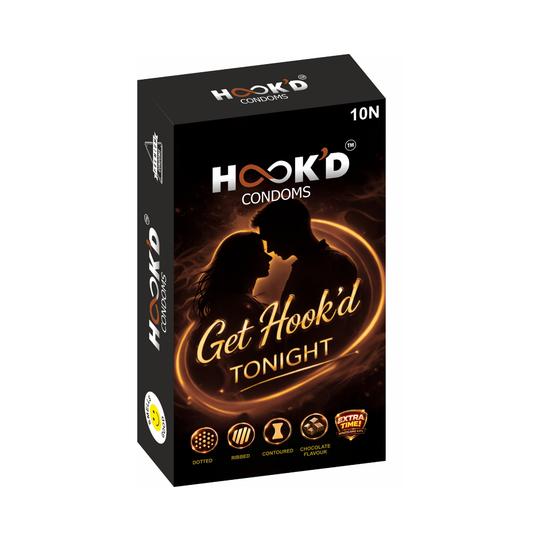 hook'd 10pcs Dcr flavored condoms