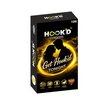 hook'd 10pcs Dcr flavored condoms